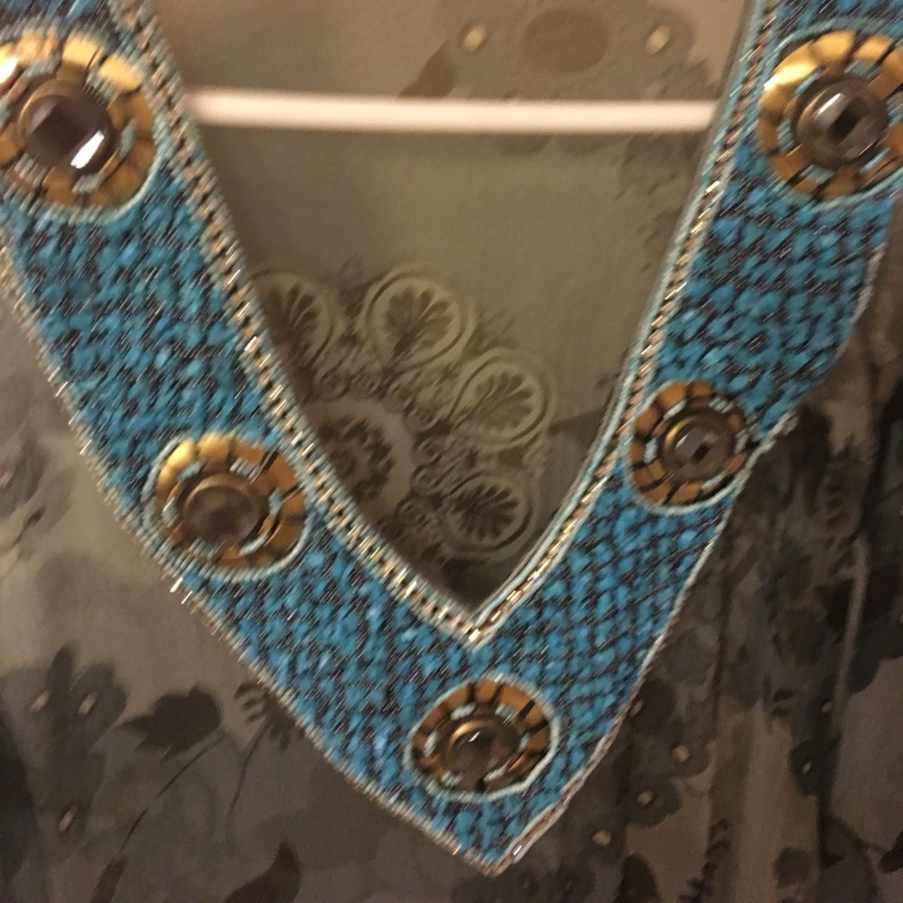 Sheer beaded top